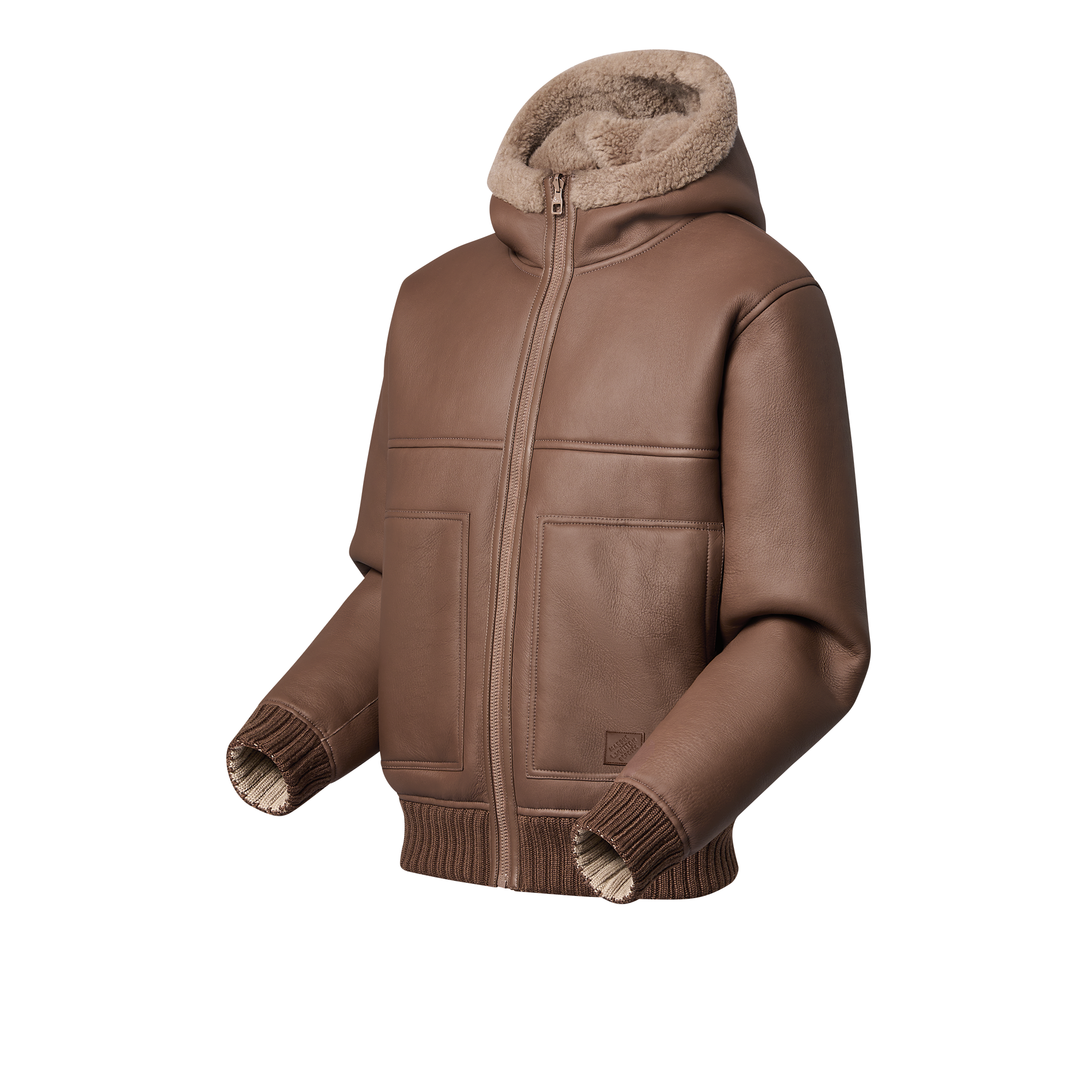 Reversible Hooded Shearling Blouson  in Men's Ready-to-Wear Outerwear and Coats collections by Louis Vuitton (Product zoom)